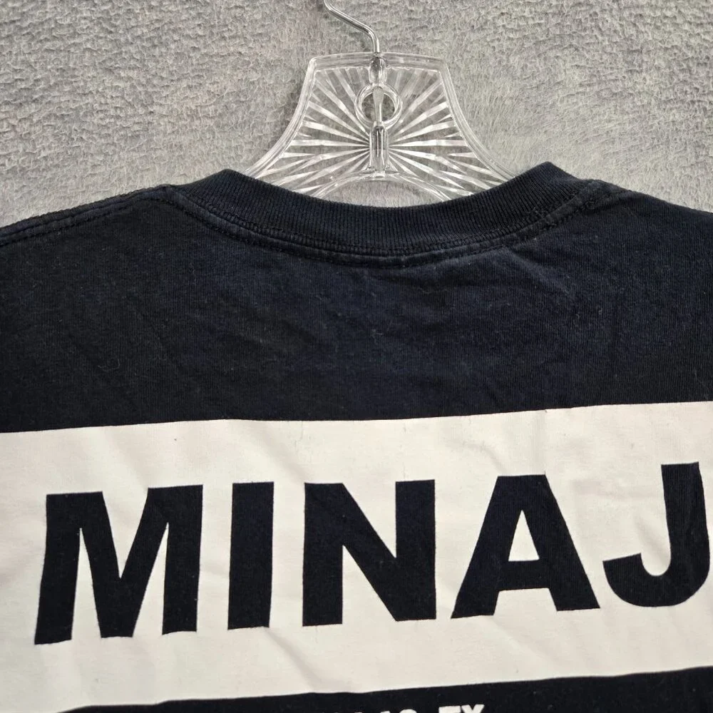 Nikki Minaj Women Shirt Small Black 2015‎ The Pink Print Tour Graphic Crew Tee